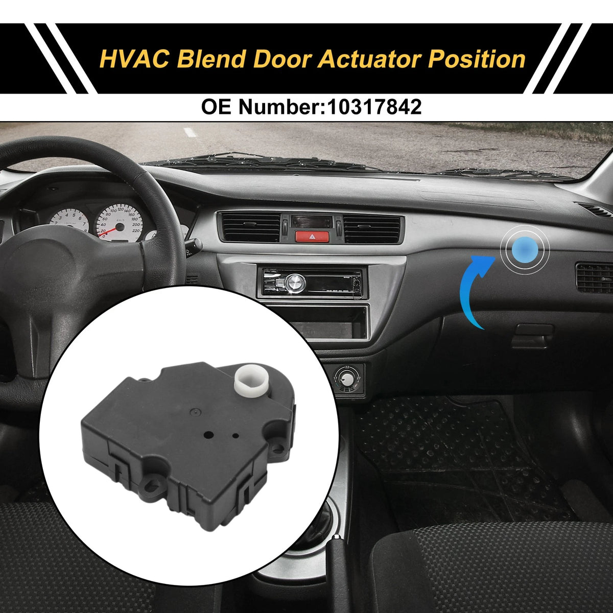 Heater Blend Door Actuator for Chevrolet Venture (1997-2005)