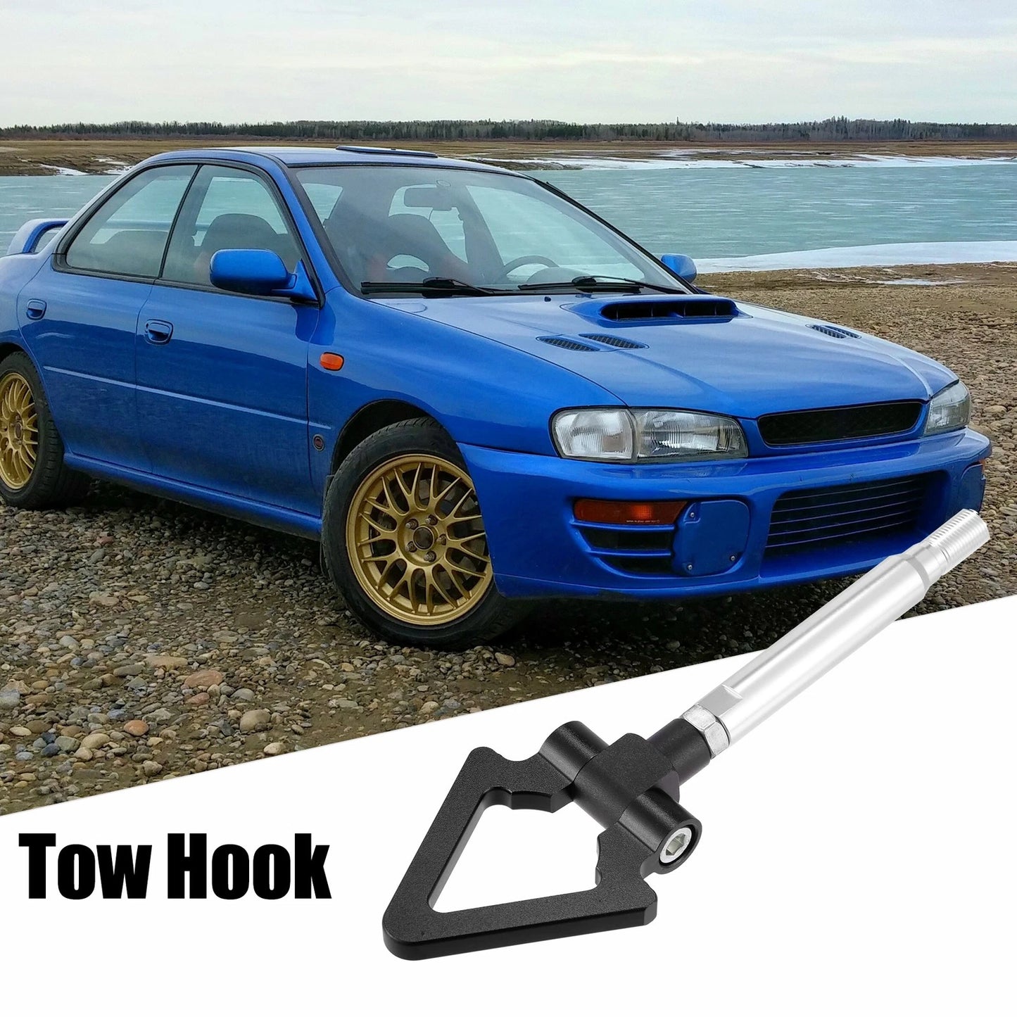 Black Front Bumper Tow Hook Screw for Subaru BRZ (2013-2021)