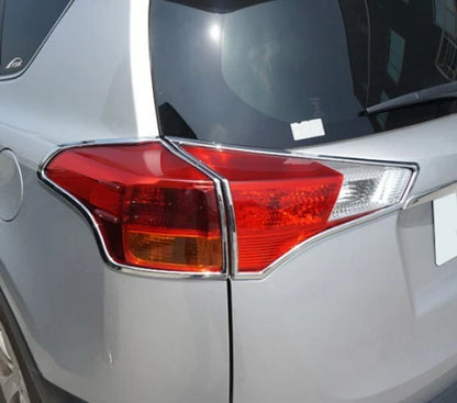 Chrome Taillight Cover Trim for Toyota RAV4 (2012-2015)