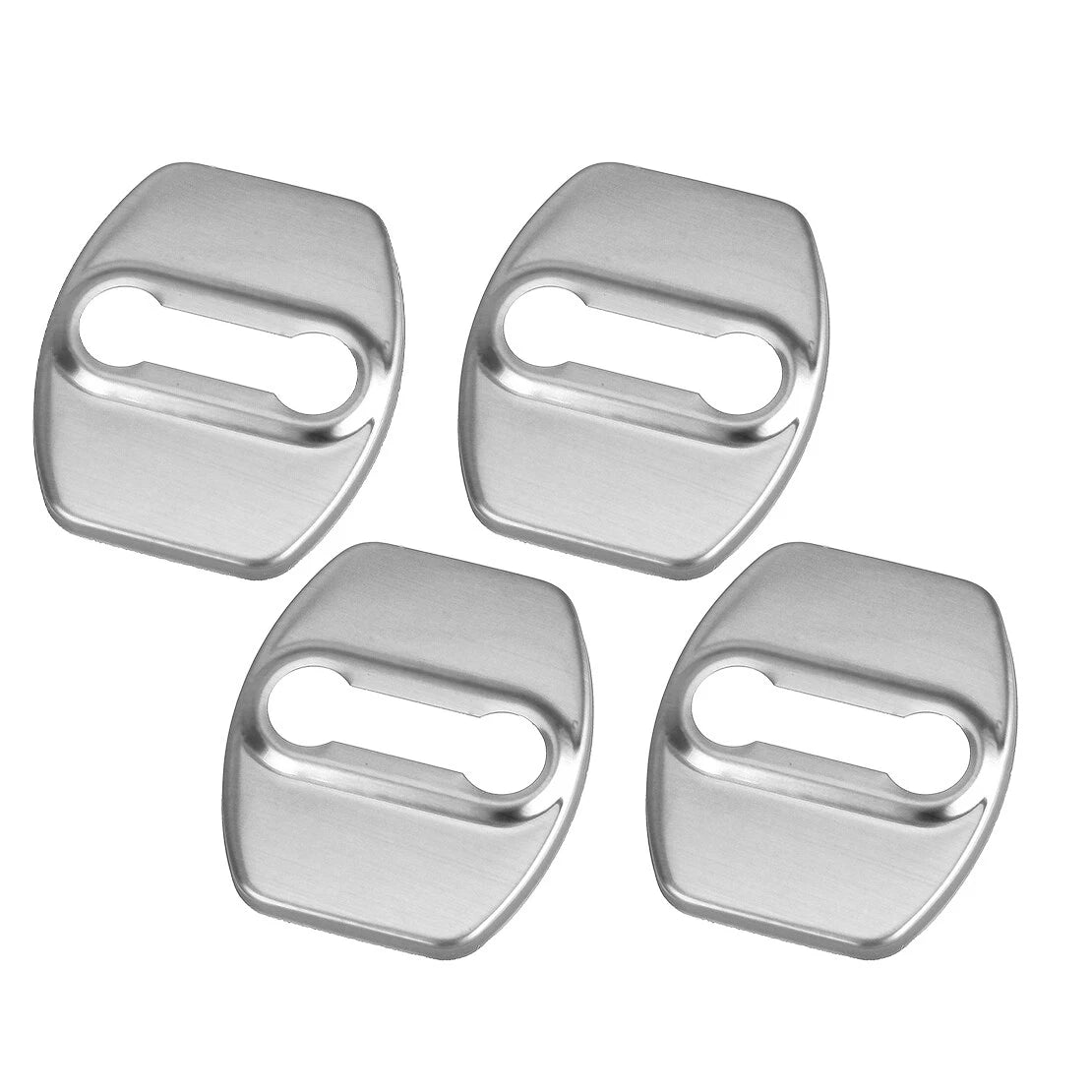 Silver Stainless Steel Door Lock Protector Covers for Kia GT (2016-2023)