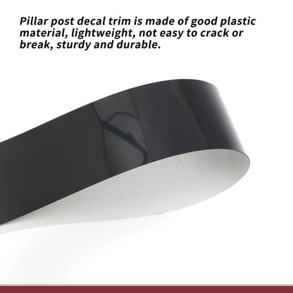 10 x Door Pillar Window Trim for Acura RDX Black (2007 - 2012)