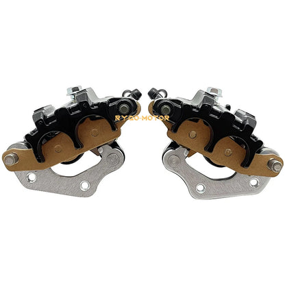 Front Brake Calipers w/Pads for Kawasaki KFX450R (2008-2014)
