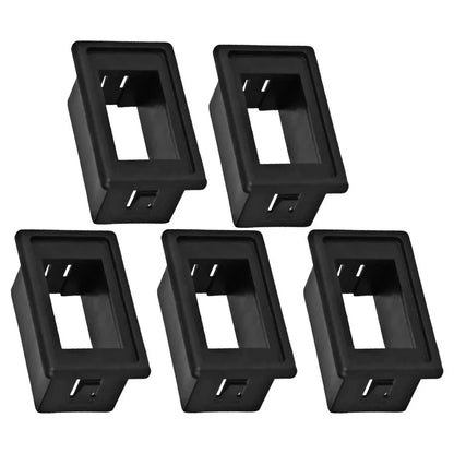 Rocker Switch Housing Panels 5pcs ABS for Reliable Mounting in Boats/Cars