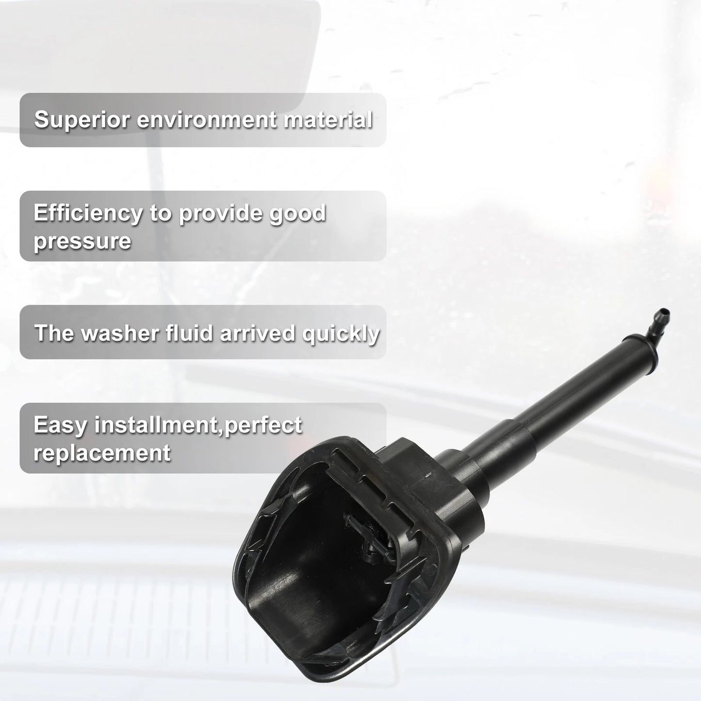 Front Right Headlight Washer Nozzle for Car (2010-2015)
