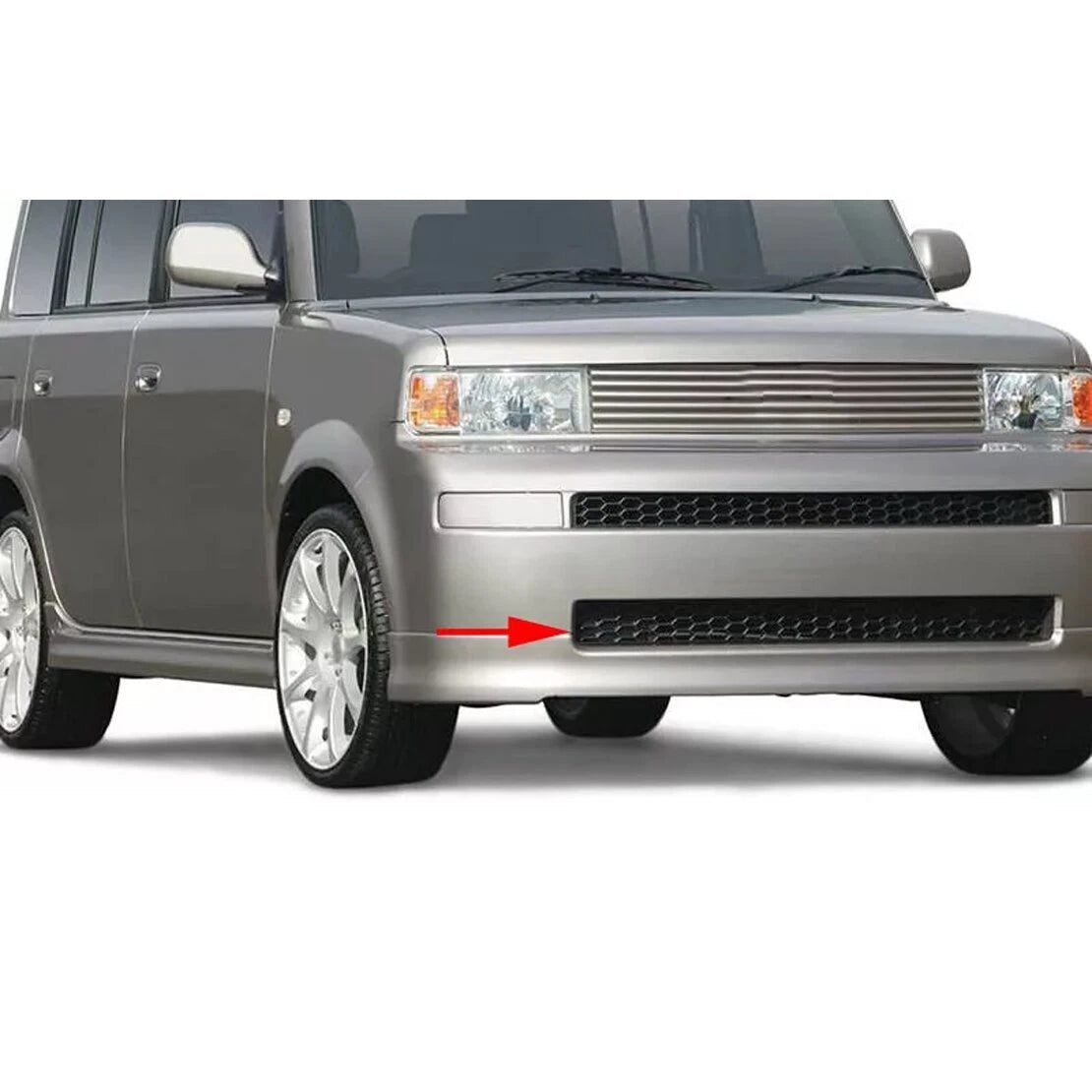 Right Front Bumper Grille Cover Black for Scion XB (2004-2015)