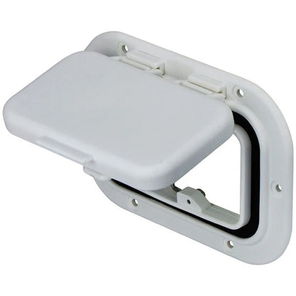 Caravan Air Vent Scupper for Boat/Camper/RV Trailer - White Nylon, Qty 2