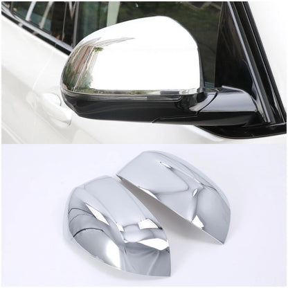 ABS Chrome Side Rearview Mirror Lid Frame Cover Trim for BMW X3 2018-2024