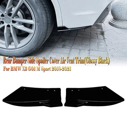 Rear Bumper Side Splitter Trim for BMW X3 G01 LCI M Sport (2018-2021)