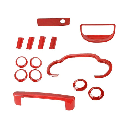 14pcs Interior Dash Trim Covers for Jeep Wrangler JK (2007-2010)