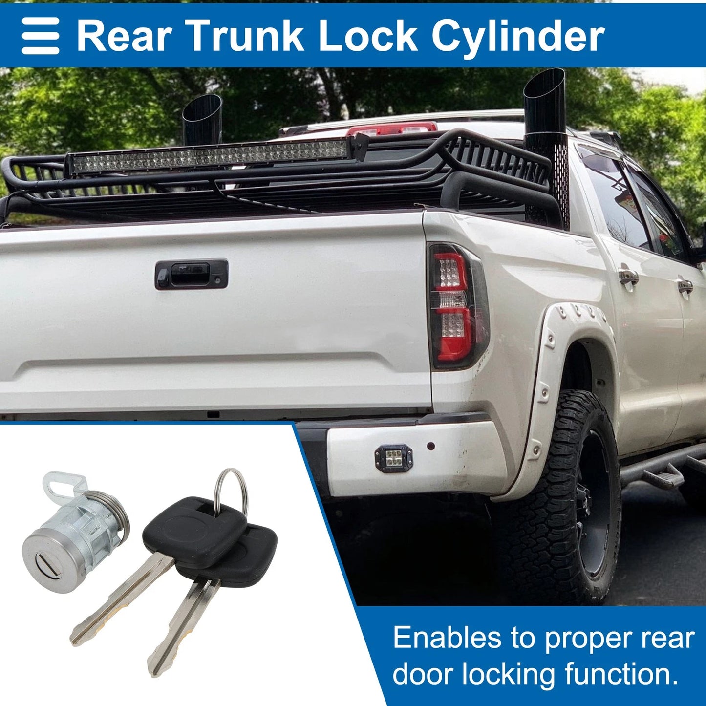 Trunk Lock Cylinder for Toyota Tundra (2014-2021)