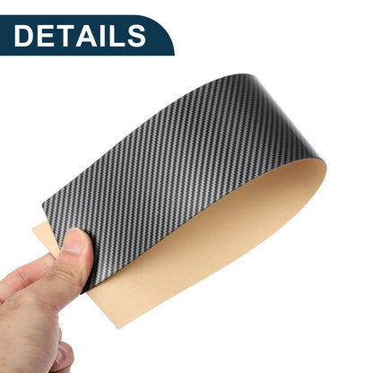 8 Pcs Door Pillar Window Trim for Toyota BZ4X (2022-2023) Carbon Fiber Black