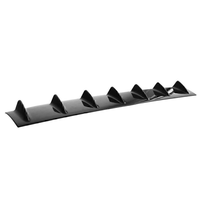 Universal Rear Bumper Shark Fin Wing Lip Diffuser 33"L for Car Black