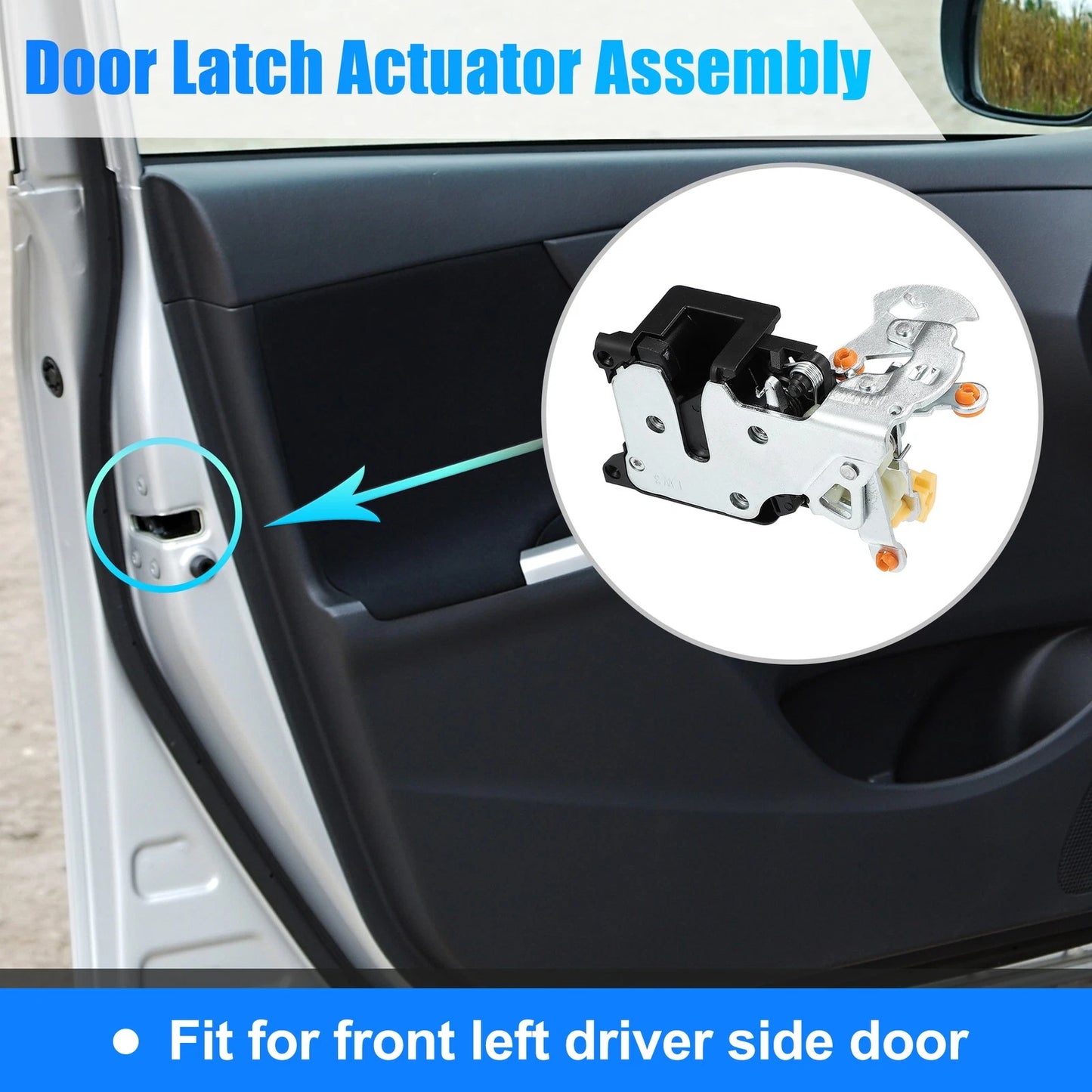Front Left Power Door Lock Actuator Assembly for Chevy GMC