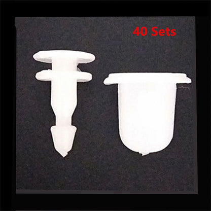 80x Wheel Arch Fender Flare Clips for Nissan Navara D22, Patrol GU
