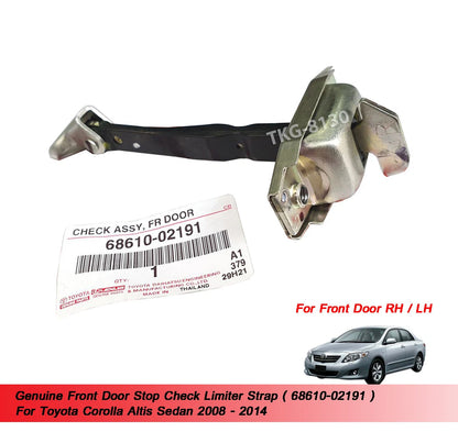 Door Stop Check Strap for Toyota Corolla Sedan (2008-2014)