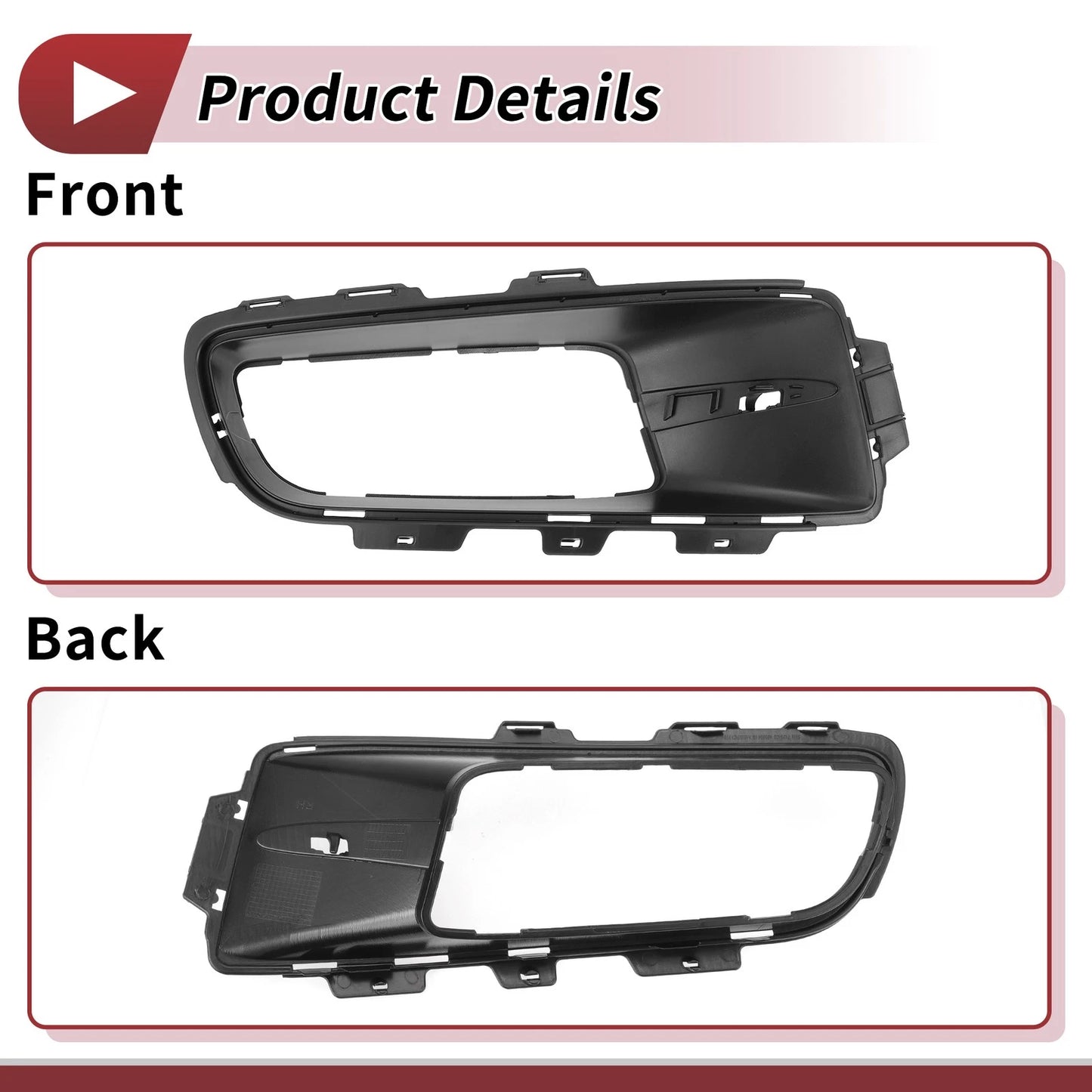 1 Pc Front Right Fog Light Grill for BMW X5 (2007-2010)