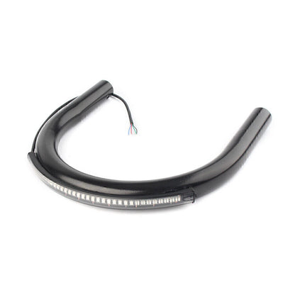 Stainless Steel Rear Seat Hoop Frame w/ LED Turn Signals for Honda CB250, CB600