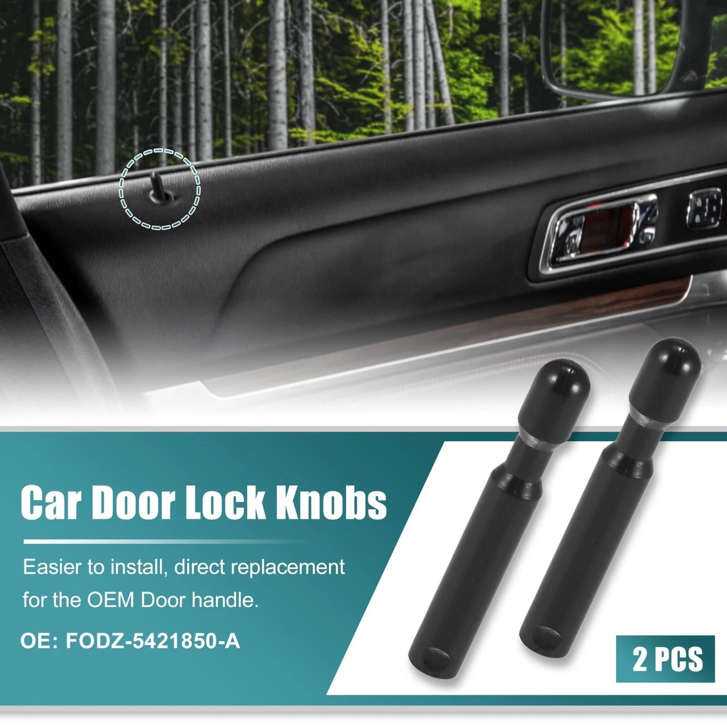 Door Lock Knobs for Ford F-150 (2004-2014)