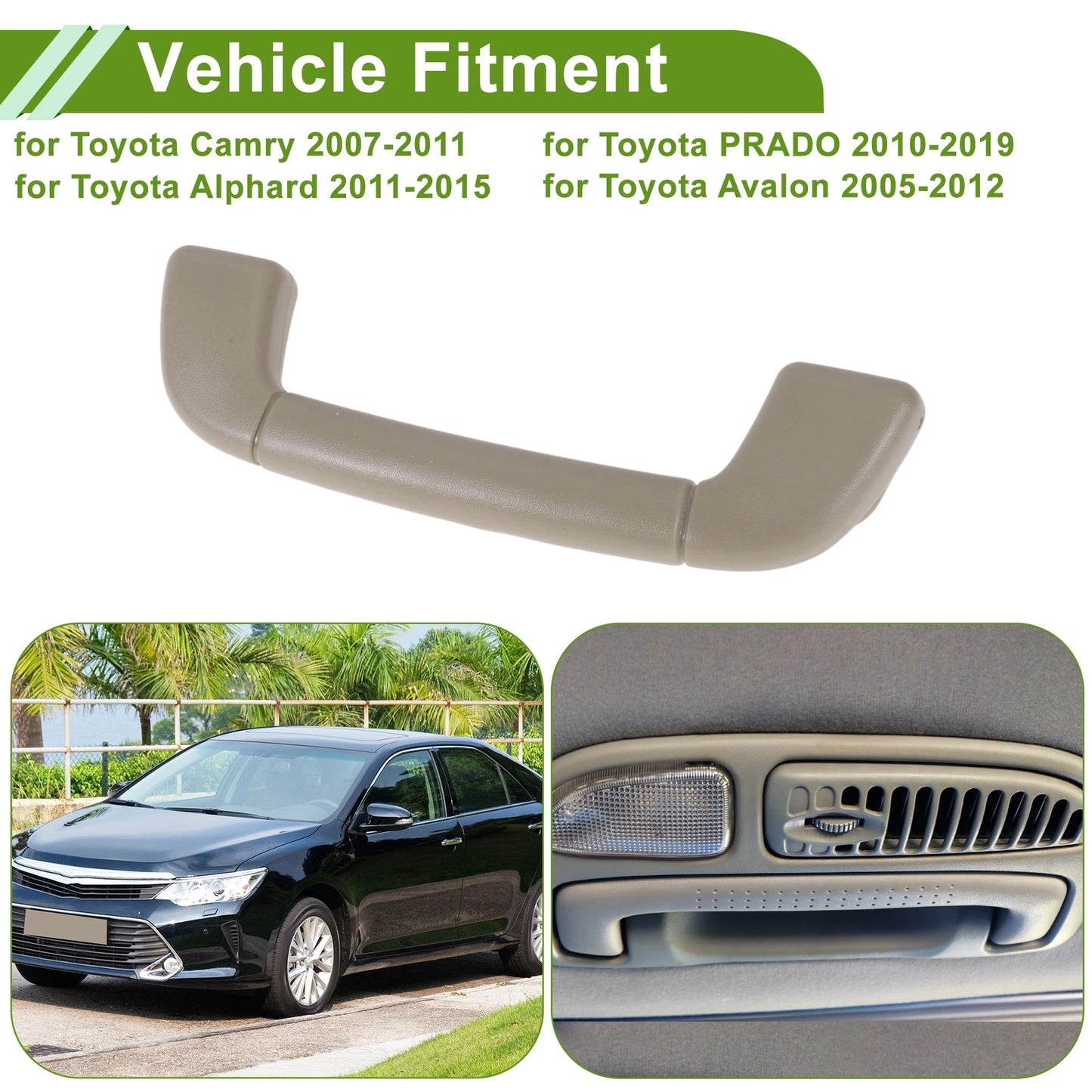 Interior Trim Handle A Pillar Grab Handle 1 Pc for Toyota Camry (2007–2011)