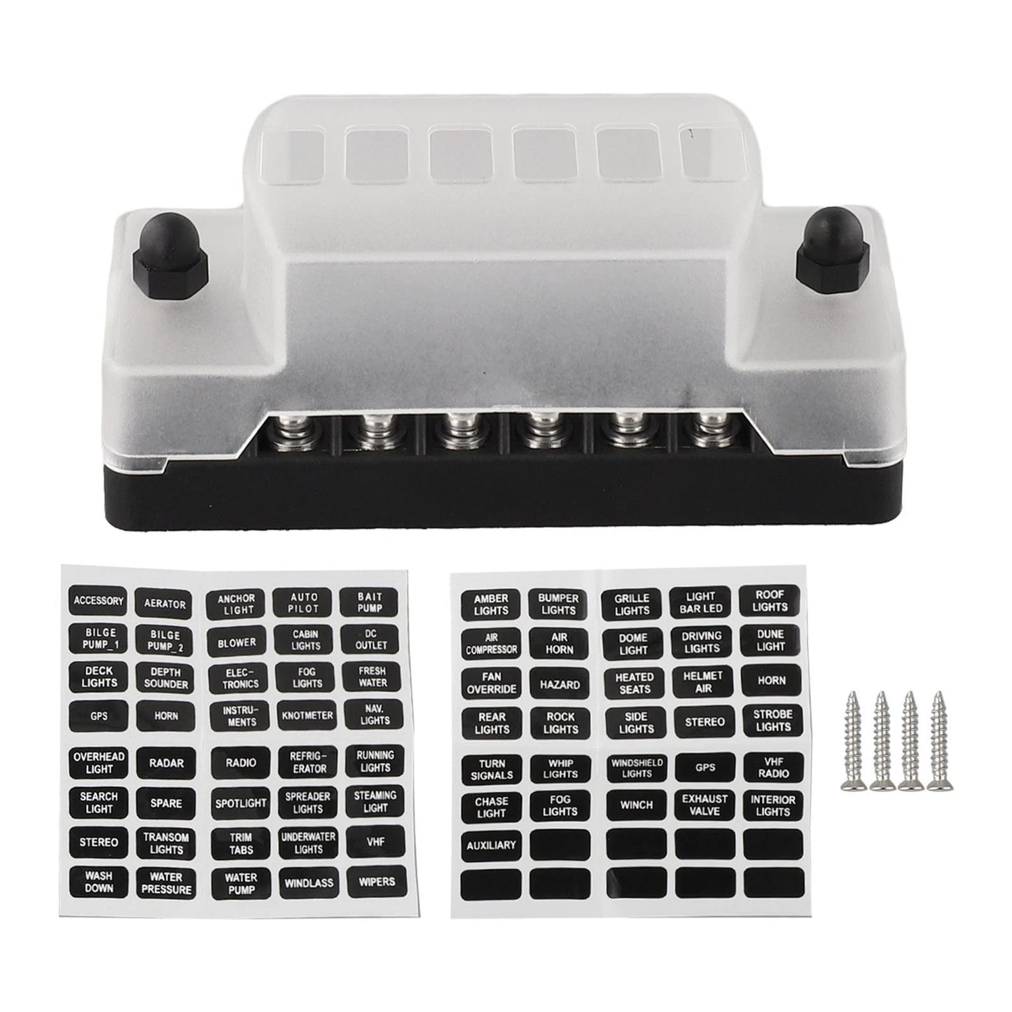 Flame retardant fuse holder for cars and boats