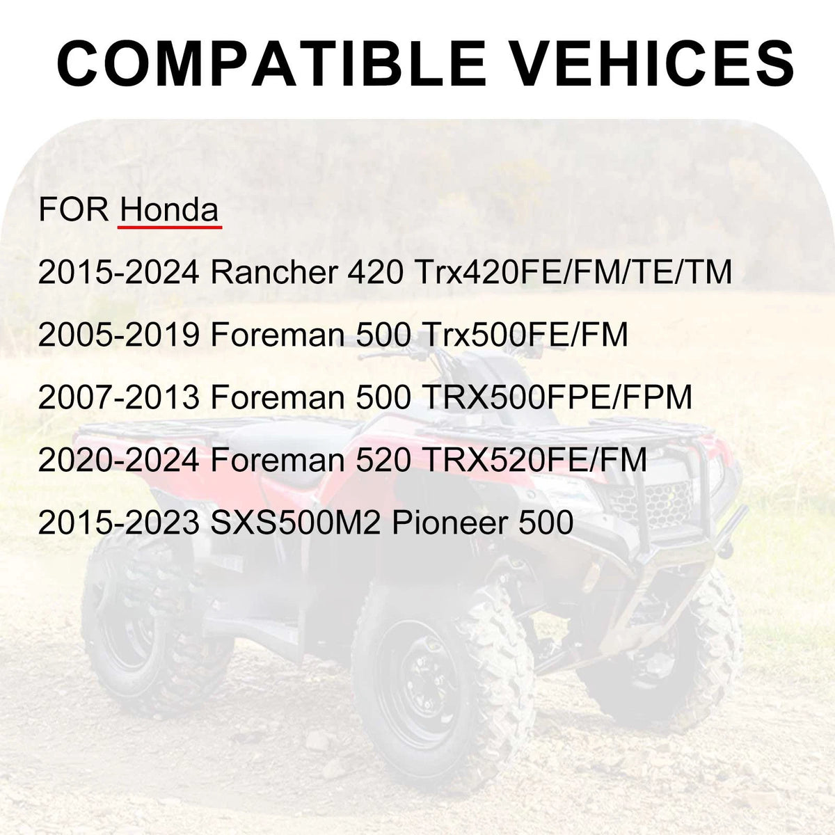 Oil Filter & Air Cleaner Spring for Honda Pioneer 500 (2015-2023)