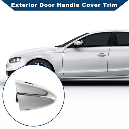 Exterior Door Handle Cover Trim for Lexus LS460 (2008-2015) Chrome Silver