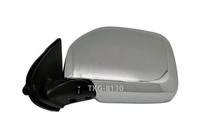 LH Manual Side View Mirror Chrome for Toyota Hilux MK4 MK5 (1998-2004)