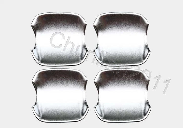 Door Handle Bowl Cover Trim for Subaru Forester 2019-2023 Chrome 4 x Handles