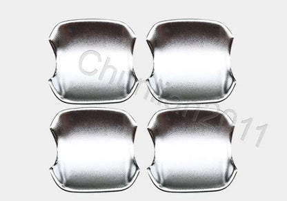 Door Handle Bowl Cover Trim for Subaru Forester 2019-2023 Chrome 4 x Handles