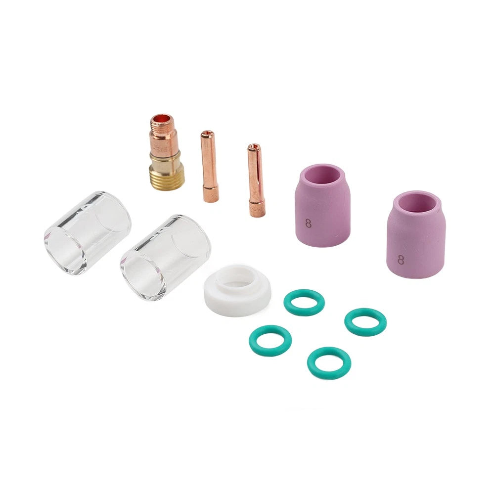 12 Pcs TIG Welding Torch Stubby Gas Lens Cups for WP-17/18/26 (No Year)
