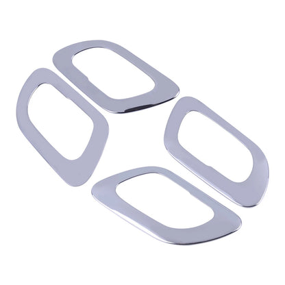 4x Silver Inner Door Handle Bowl Cover Trim for Peugeot 3008 (2009-2015)
