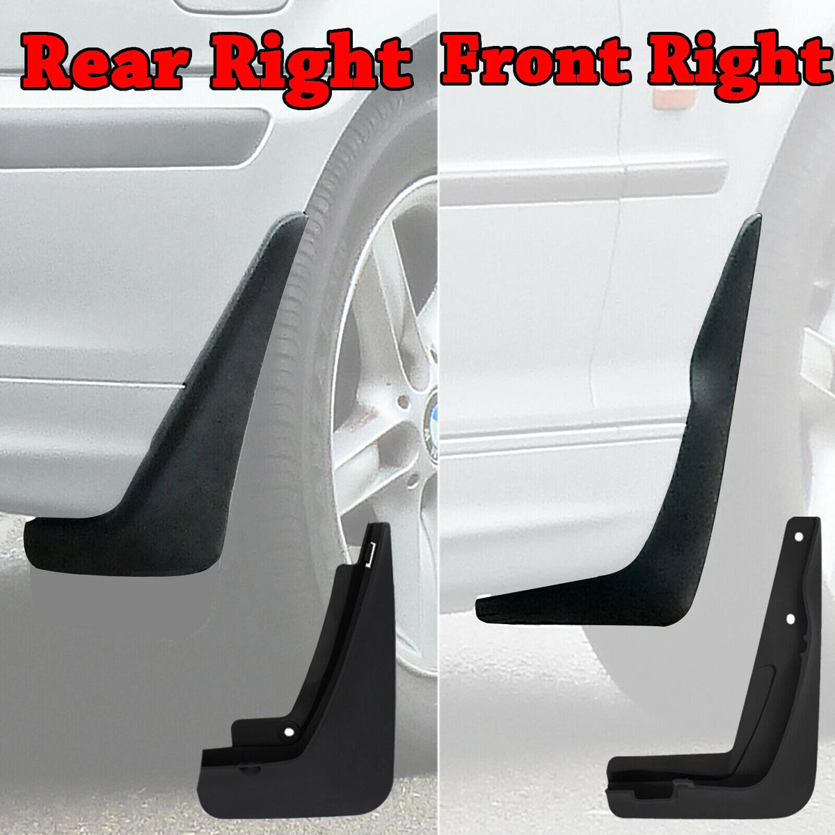 Genuine Splash Guards Mud Flaps for BMW 3 Series E46 (1998–2006)