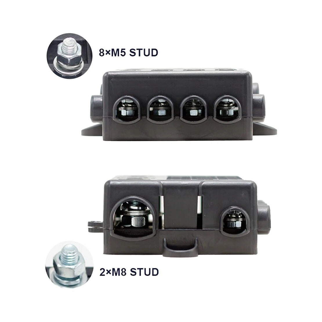 Heavy Duty Power Distribution Fuse Box for Mega & Midi Fuses