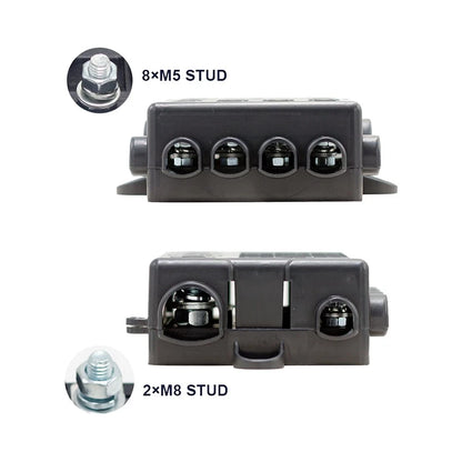 Heavy Duty Power Distribution Fuse Box for Mega & Midi Fuses
