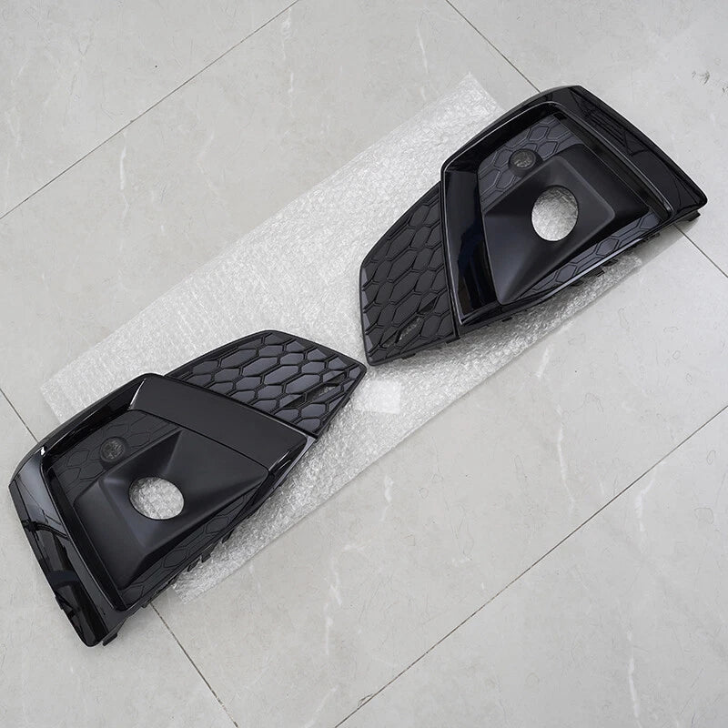 Front Bumper Fog Light Covers for 2020-2023 Audi A5 S5 (2 x Covers)