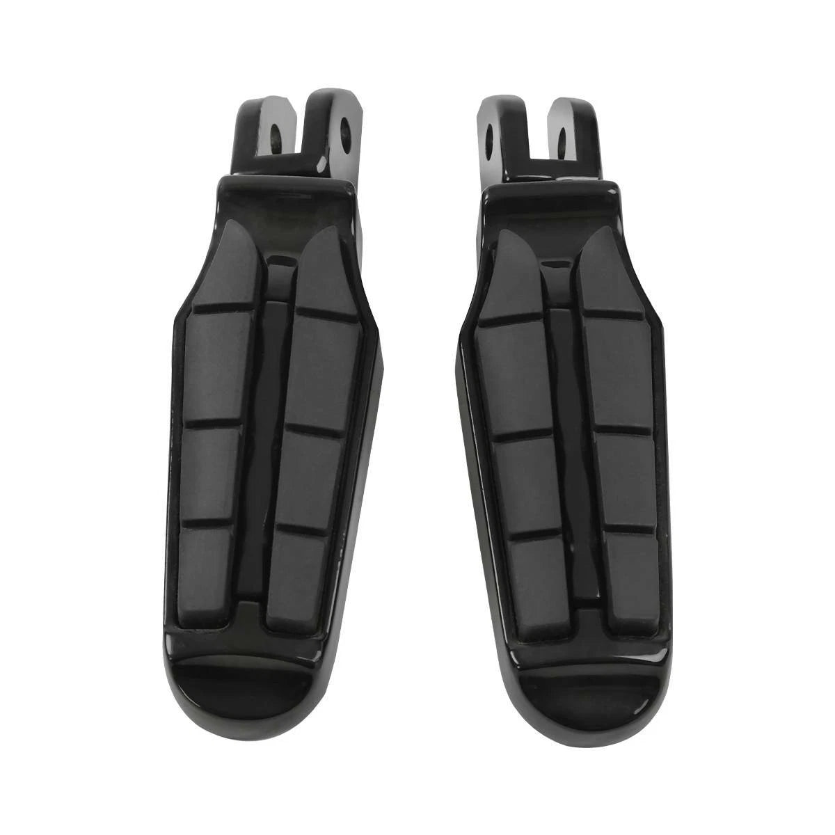Black Driver Rider Footpegs for Harley Softail Fat Bob (2018-2025)