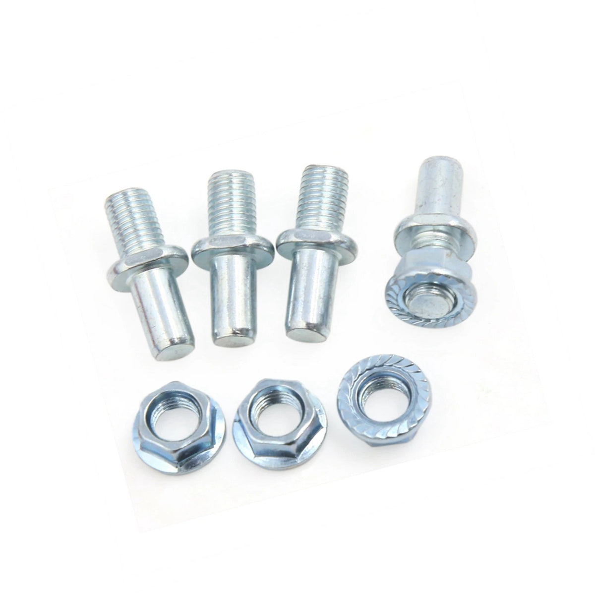 Bolts / 4 Pcs / Silver Tone Motorcycle Rear Driven Sprocket Screws for CG