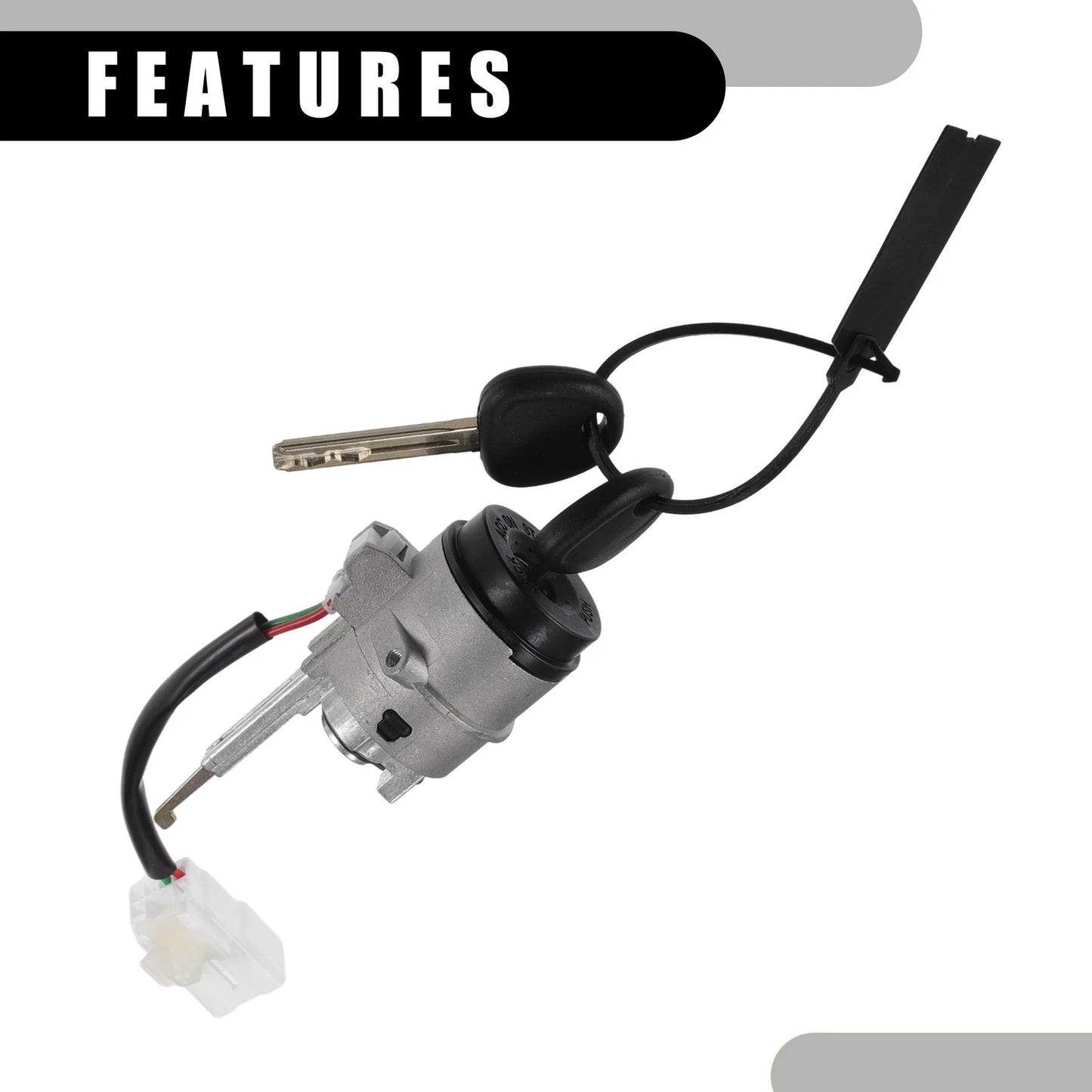Ignition Switch Door Lock Cylinder w/ Keys for Kia Rio (2001-2011)
