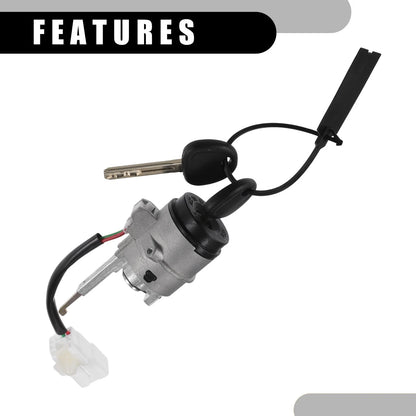 Ignition Switch Door Lock Cylinder w/ Keys for Kia Rio (2001-2011)