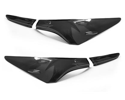 Rear Tail Light Cover Trim for 2018-2023 Toyota Camry - Smoky Black Acrylic