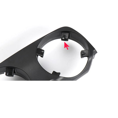 1x Black Cup Holder Outer Cover for BMW 7 Series F01 F02 F04 (2008-2015)
