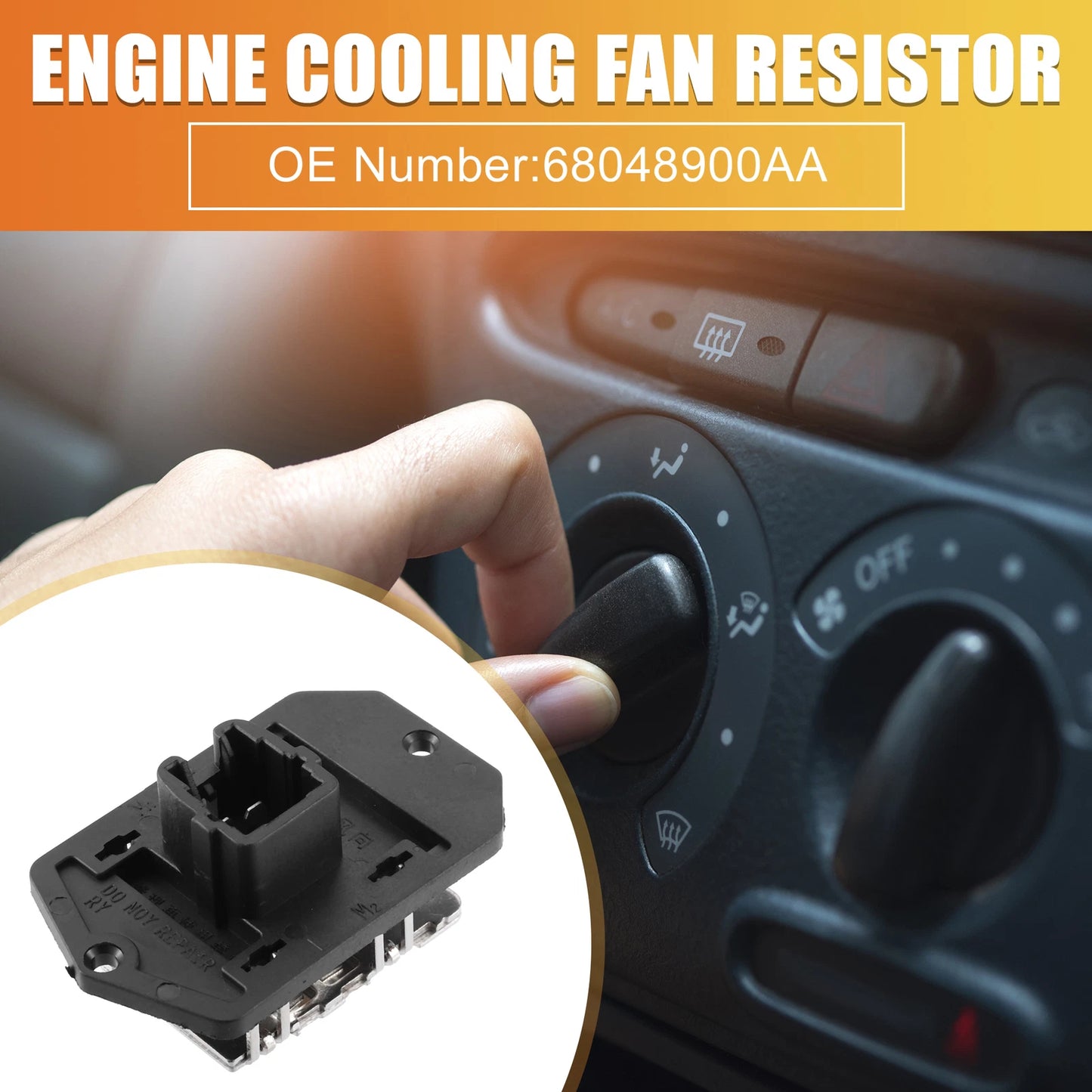 HVAC Blower Motor Resistor for Dodge Ram 2500/3500 (2010 - 2018)