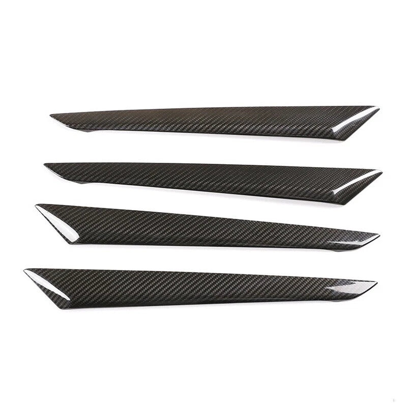 Real Carbon Fiber Interior Door Panel Cover Trim For Maserati Ghibli 2013-21