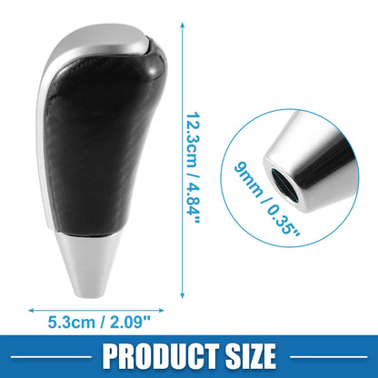 Gear Shift Knob for Toyota Land Cruiser 2016-2021 - Black Silver Tone