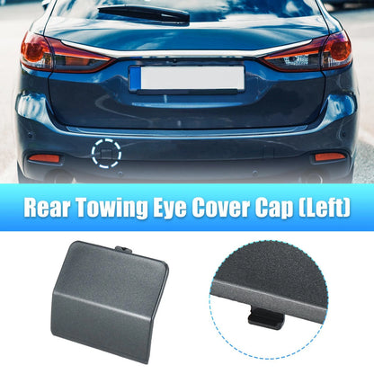 Gray Rear Bumper Tow Hook Cover for Mazda 6 (2013-2018)
