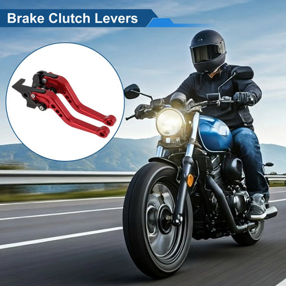Brake Clutch Levers Red 1 pair for Yamaha MT-10/FZ-10 (2017–2021)