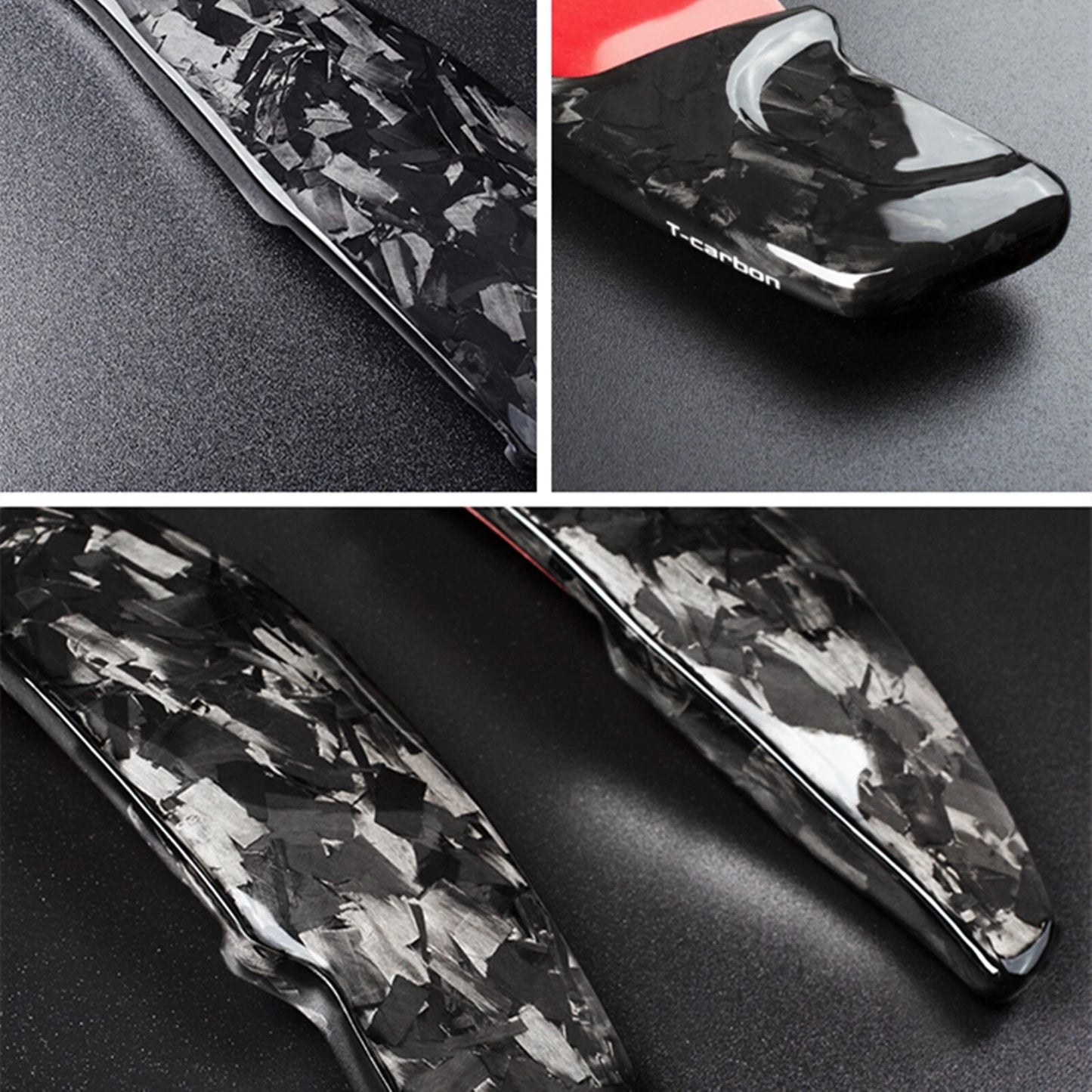 2 x Carbon Steering Wheel Paddle Shift for BMW 5 Series G30 (2018-2023)