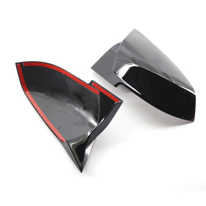 Gloss Black Rearview Mirror Cover Caps for BMW 1 2 3 4 Series X1 M2 I3