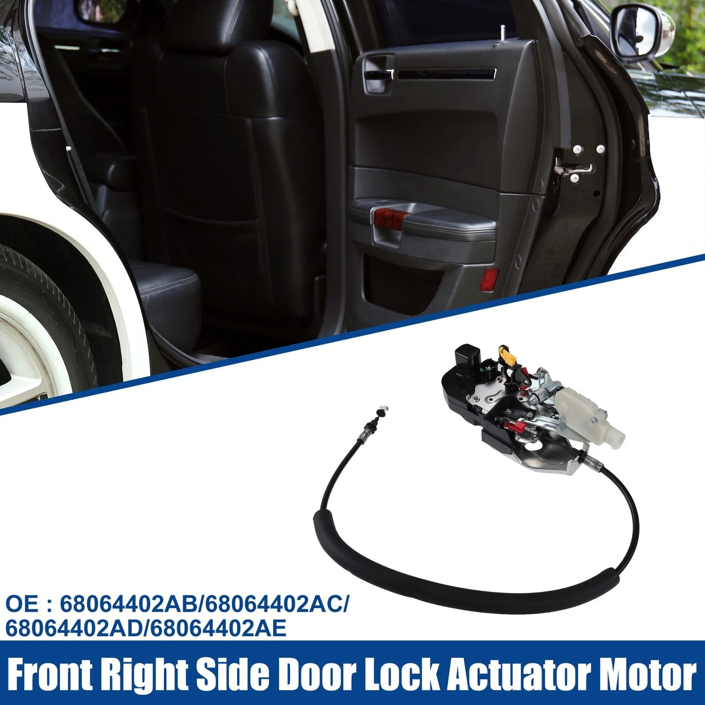 Front Right Door Lock Actuator Motor for Dodge Challenger (2011 - 2014)