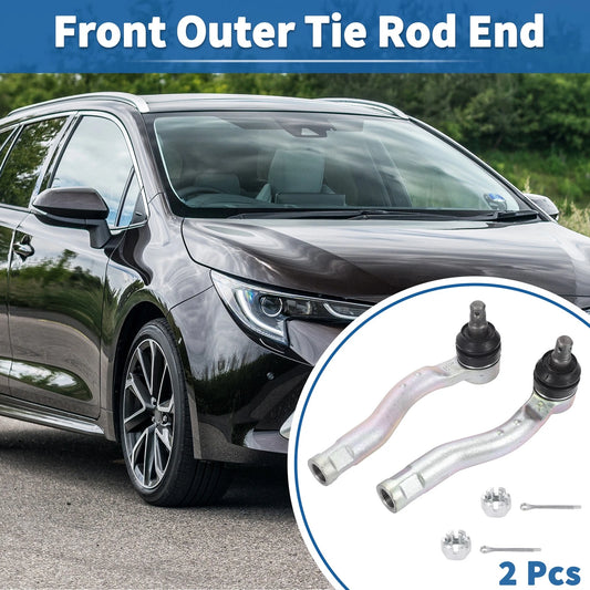 2 x Front Outer Tie Rod End Links for Toyota Land Cruiser (1998–2002)